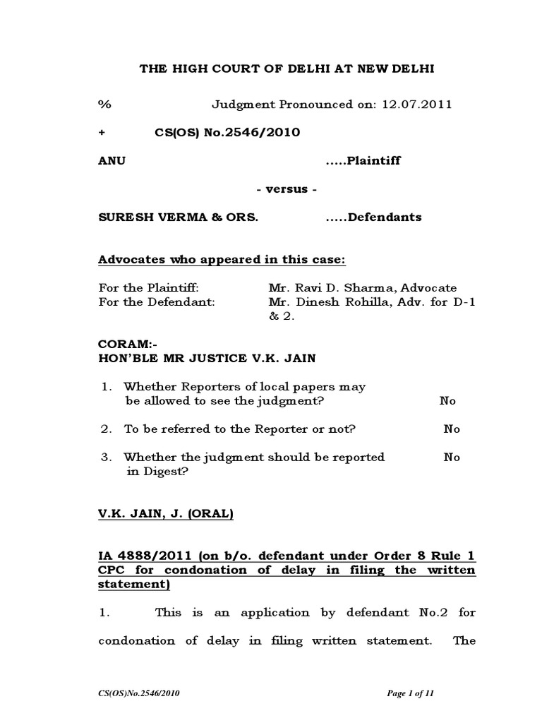 Suit For Partition Court Fee PDF Lawsuit Property