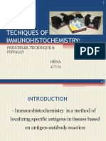 Tecniques of Immunohistochemistry:: Principles, Technique & Pitfalls Hena 4/7/13