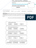 Evaluación Libro Tomasito