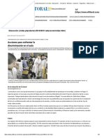 Acciones para Enfrentar La Discriminación en El Aula - Educación - El Litoral - Noticias - Santa Fe - Argentina - Ellitoral - Com - PDF