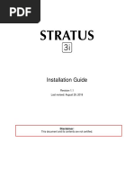 Stratus 3i Installation Guide