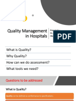 Quality Management in Hospital