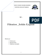 filtration solide/liquide 