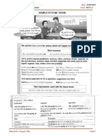 Simple Future Tense: Student'name: . Date: 23/05/2019 Teachers: Ms - Angela - Ms - Charlotte Class: PET 1.2