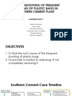 Troubleshooting The Frequent Bursting of Plastic Bags in Southern Cement Plant