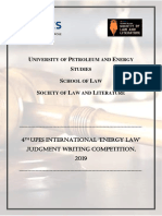 Brochure 4th UPES Judgment Writing Competition 2019