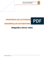 Propuesta de ACTIVIDADES Autoestima 2º Y 3º CICLO PDF