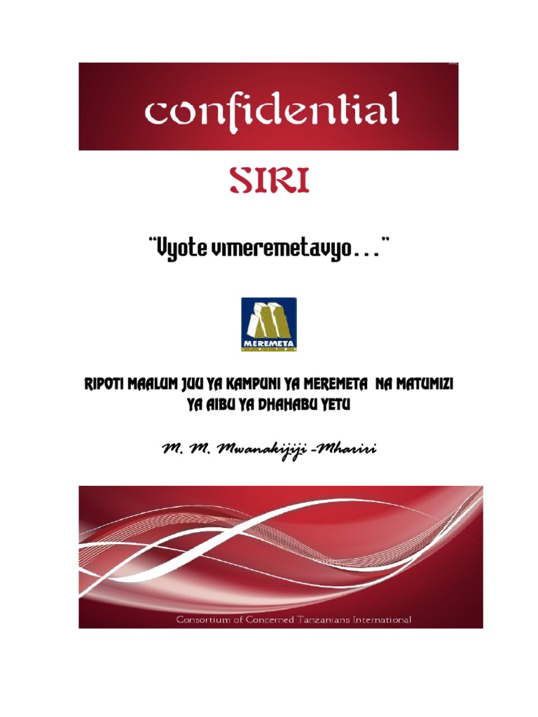 Meremeta Report | PDF