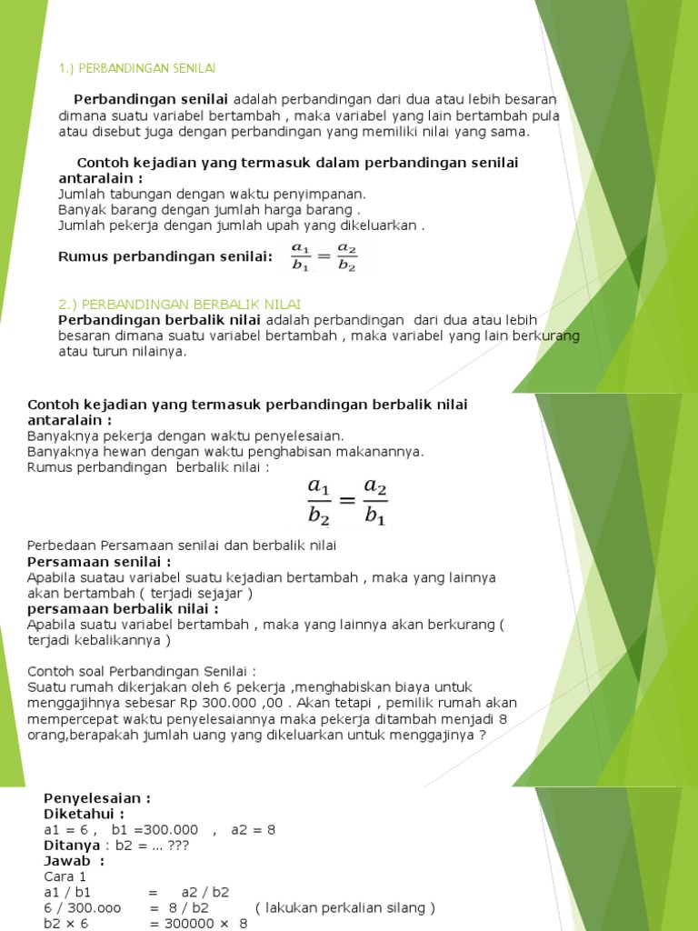 Mtk Perbandingan