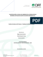 Informe Cuantificación La Huella de Carbono en La Producción de Biodiesel de Palma de Aceite en Aceites Manuelita S.a 2013-2014