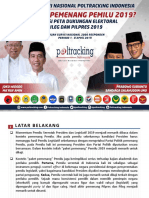 Rilis Survei Nasional Poltracking Indonesia April2019