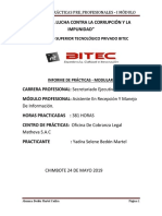 Informe Yadira - Practicas