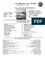 Hillsdale 2019 Memorial Parade Program Final