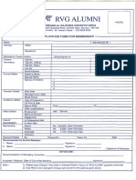 RVG Alumni Membership Form