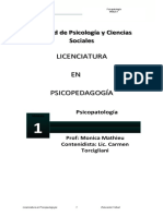 Modulo 1 - Psicopatología