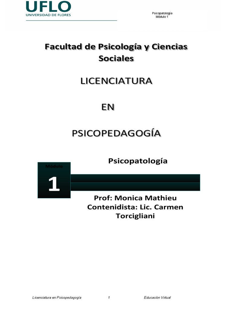 Historia de la Psicopatología | PDF | Esquizofrenia | Sicología