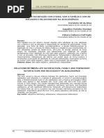 Relações Entre Satisfação Com a Vida, Com a Família e Com As