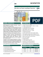 SX1276/77/78 - Long Range Transceiver Module