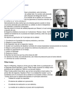 Deming y los pioneros de la calidad