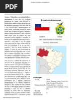 Amazonas – Estado brasileiro.