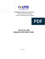 Formato Manual de Tesis UPB