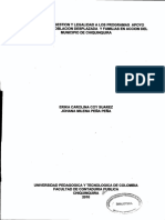 Auditoria de Gestion y Legalidad A Los Programas Apoyo Integral A La Poblacion Desplazada y Familias en Accion Del Municipio de Chiquinquira PDF