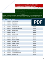 Admission List 2019