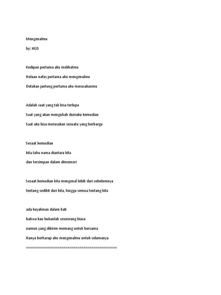Puisi Cinta Pdf