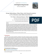 Steel Column Baseplates Bidirectional Moment