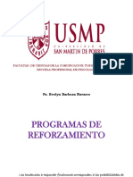 Programas de Reforzamiento