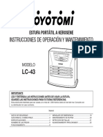 Toyotomi LC-43-ES PDF