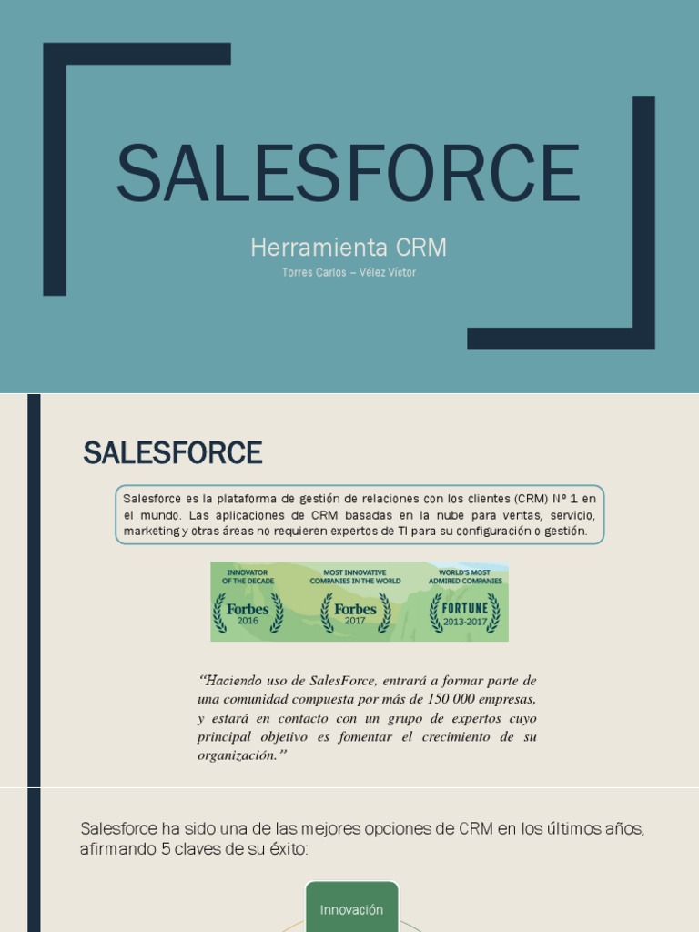 CRM Salesforce | PDF | Computación en la nube | Marketing