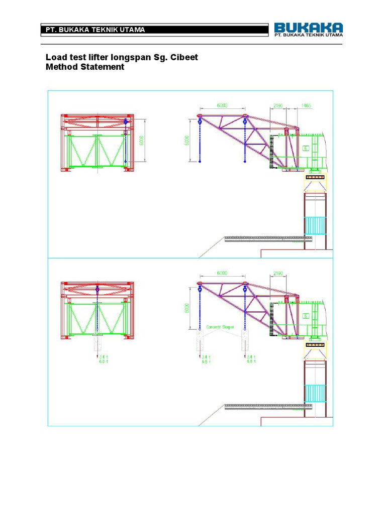 Load Test Lifter Method of Statement | PDF