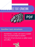 Cause & Effect Text Structure Explained