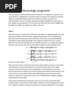 Musicology Assignment