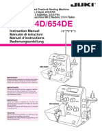 MO-644D/654DE: Instruction Manual Manuale Di Istruzioni Bedienungsanleitung