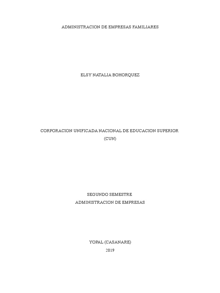 Importancia y Retos de Empresas Familiares | PDF | Familia | Planificación