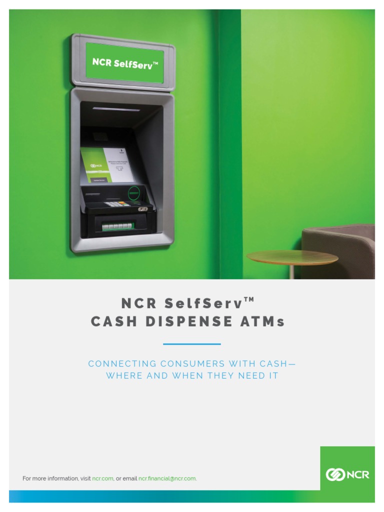Banking SelfServCashDispense Bro  PDF PDF Automated Teller