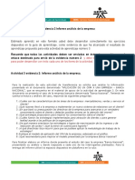 A3-EVIDENCIA 2 INFORME ANÁLISIS DE LA EMPRESA.doc