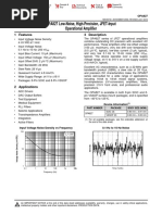 OPA827 Low-Noise, High-Precision, JFET-Input Operational Amplifier