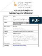 Novel Sensing Approach For LPG Leakage Detection: Part II: Effects of Particle Size, Composition and Coating Layer Thickness