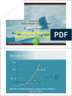 Lect 4 Metode Newton PDF