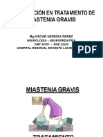Tratamiento Médico Miastenia Gravis Dr. Heredia Perez Oscar