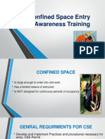 Confined Space Entry Awareness Training