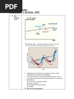 Year 12 Economics Mid Semester 1 Revision 2019: 1. The Business Cycle