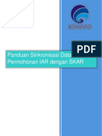 Panduan Sinkronisasi Data IAR Dan Permohonan IAR Dengan SKAR 1553155661 PDF