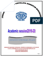 Institutional Plan 2019-20