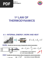 1 Law of Thermodynamics: Physical Chemistry I I Chemical Thermodynamics