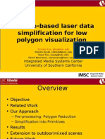 Feature-Based Laser Data Simplification For Low Polygon Visualization