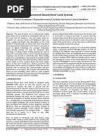 Password Based Door Lock System: International Research Journal of Engineering and Technology (IRJET)